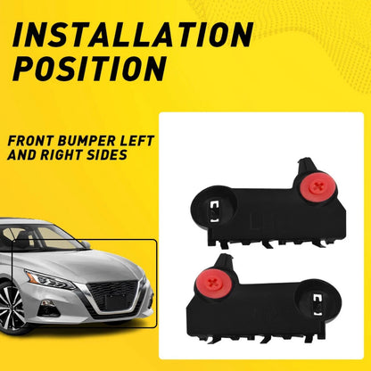 For Nissan Altima 2019-2021 Front Bumper Mounting Brackets 622216CA0A 622206CA0A