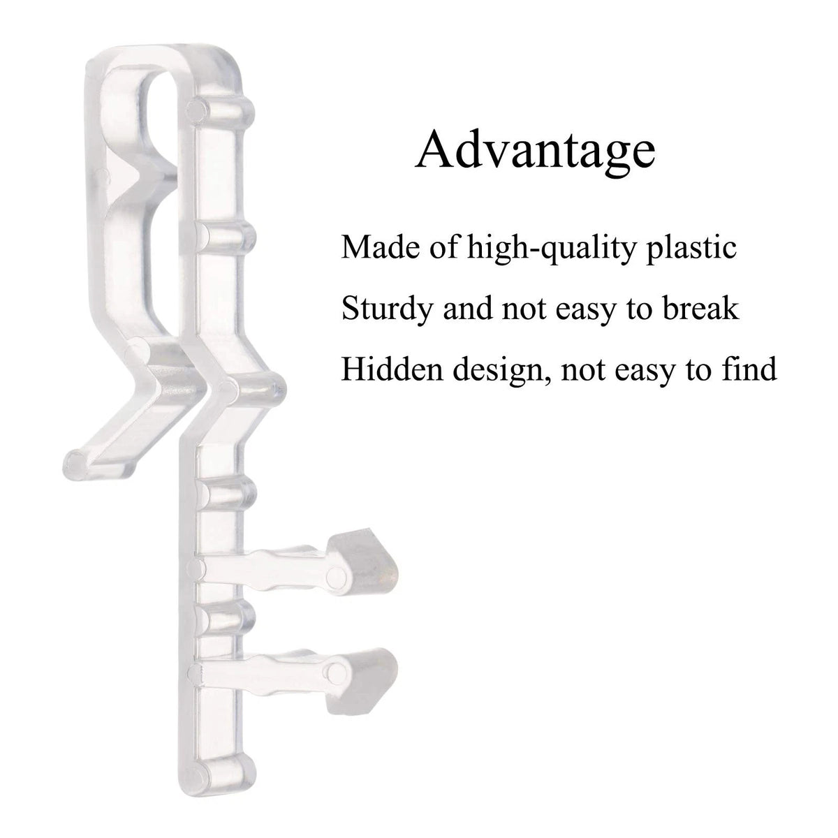 Valance Clips for Blinds 2 Inch Hidden Channel Window Blind 20, 2.1