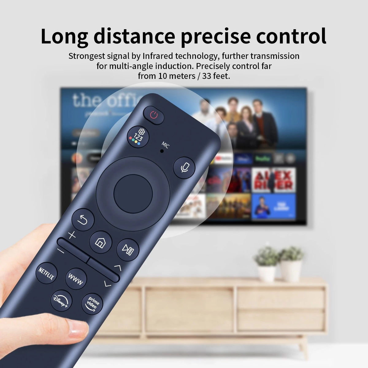 BN59-01432J Solar Cell Voice Remote Control For Samsung TV BN59-01432A