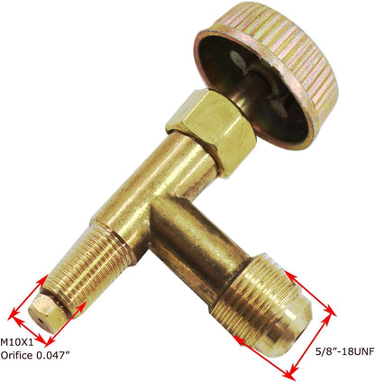MENSI 3/8" Male Swivel Flare Propane Gas Inlet Range Cooking Casting Stove...