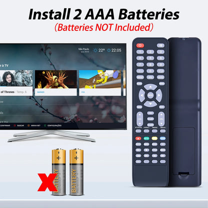 For Sylvox Deck-Series Pool-Series UHD LCD Outdoor TV Remote Control -