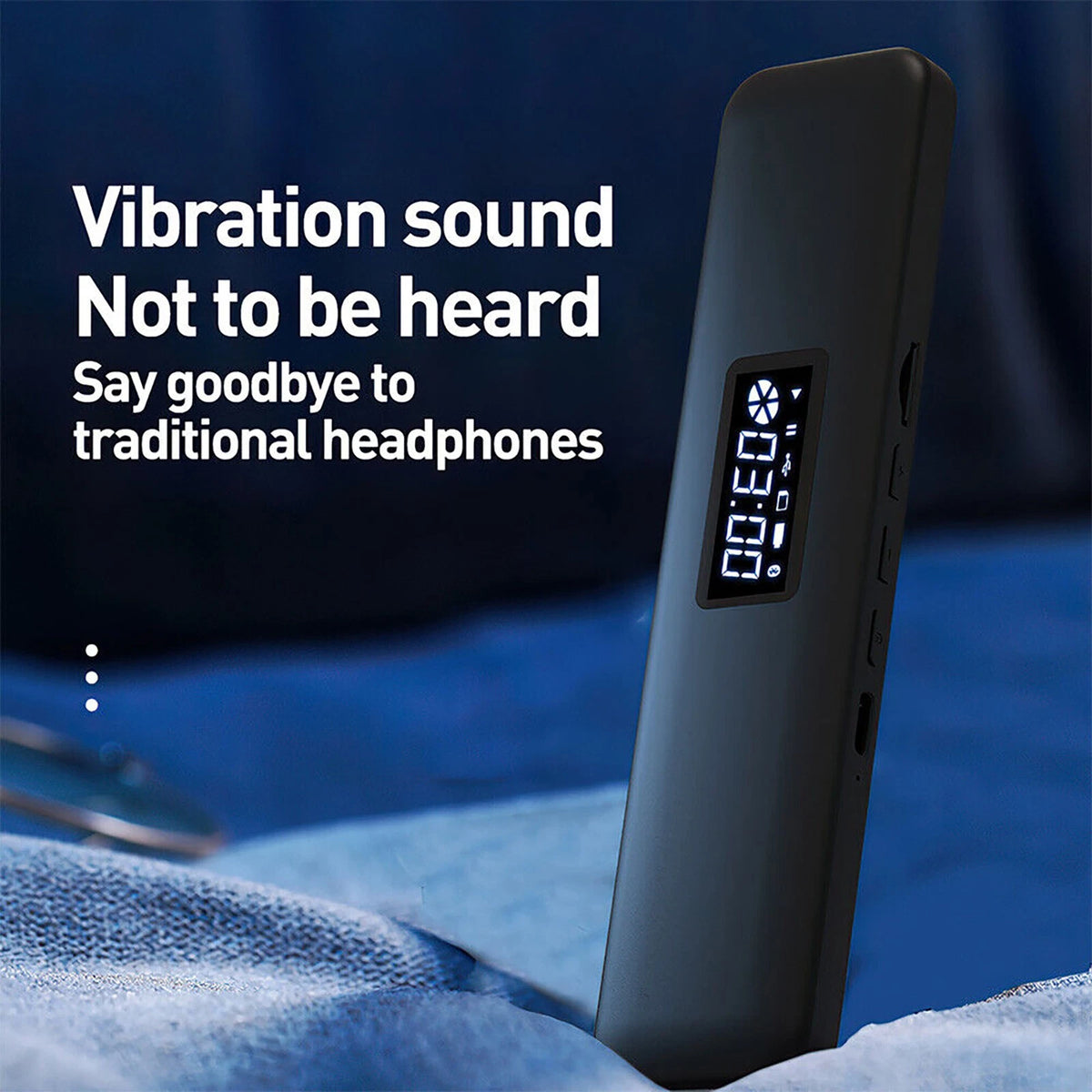 Bluetooth Speaker For Sleepless 5.3Rechargeable Bone Conduction Smart Connection