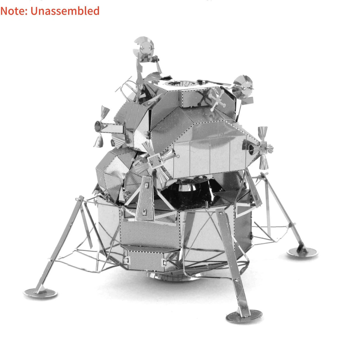 8cm DIY Metal USA Apollo Lunar Module 1/50th Scale DIY Model Kit Toy Gift
