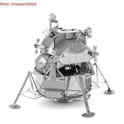 8cm DIY Metal USA Apollo Lunar Module 1/50th Scale DIY Model Kit Toy Gift