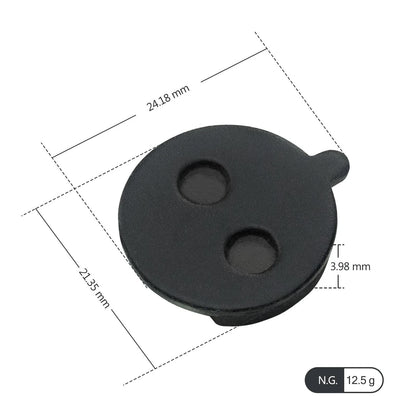 GLDYTIMES 2 Pcs of Brake Pads fit for Gotrax GXL V2, Apex, Apex Small, black