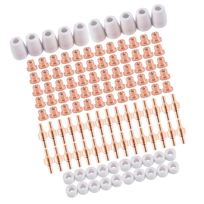 100PCS PT31 Plasma Cutting Consumables Fit CUT-45 CUT-50 CT-312 with 100pcs