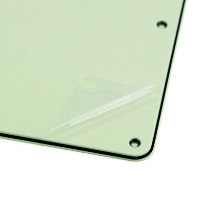 FLEOR SSS 11-Hole Electric Guitar Pickguard with Backplate 3Ply Mint Green