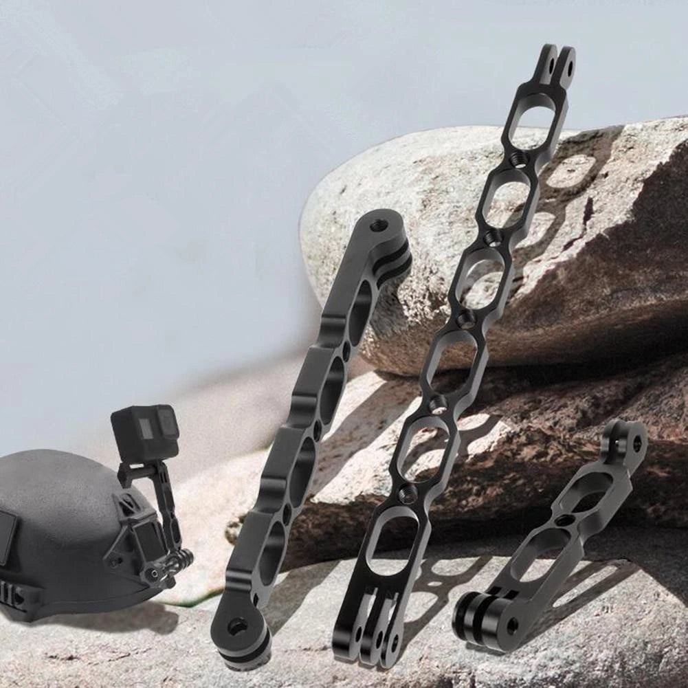 Angle Adjust Alloy Extension Rod Arm Mount Helmet For Gopro Max For Insta.360;