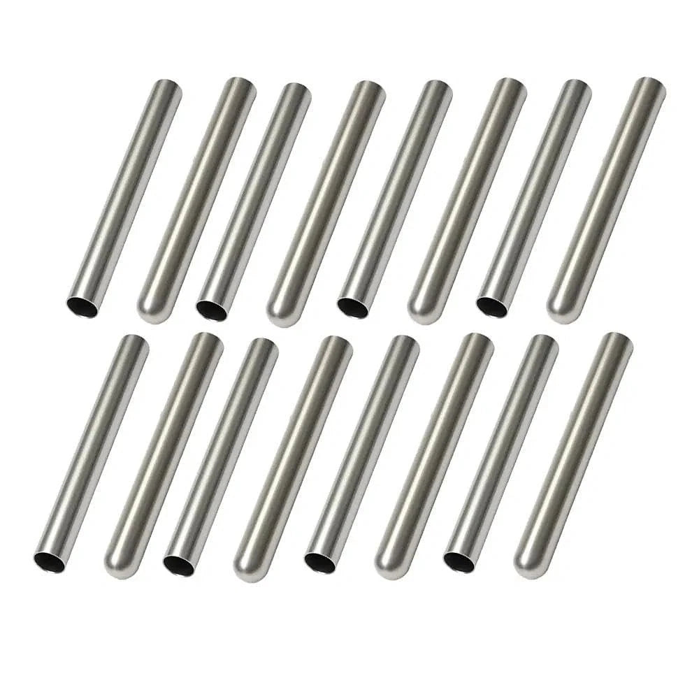 100PCS Stainless Steel Round Tip Temperature Probe Housing Case for PT100 &...