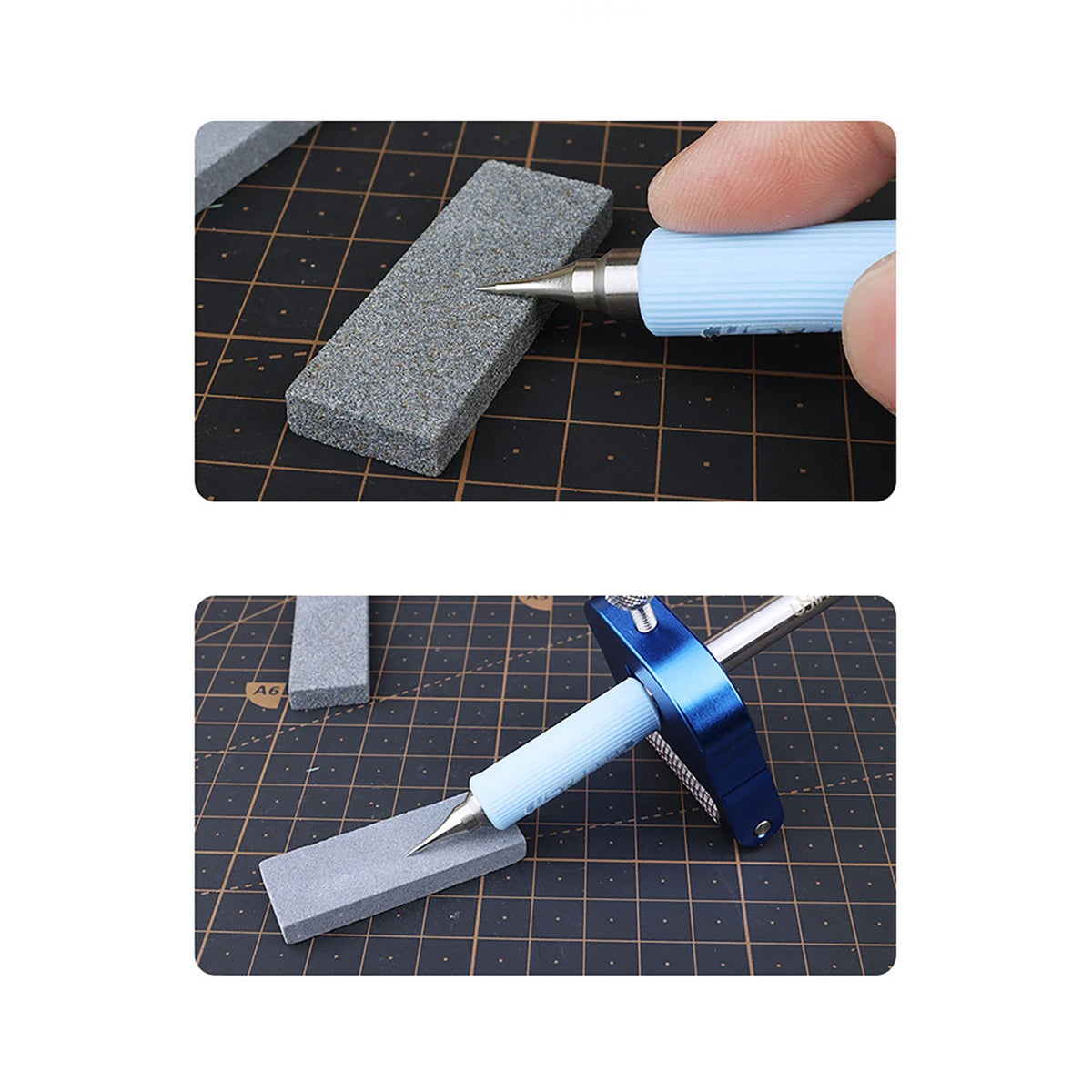 Modeling Scriber Tool Scale Model Engraved Needle Pen With Grinding Stone F