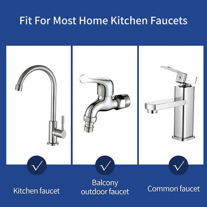 Universal Faucet Nozzle 360° Rotating with M22 M24 Adapter for Kitchen Sink Tap