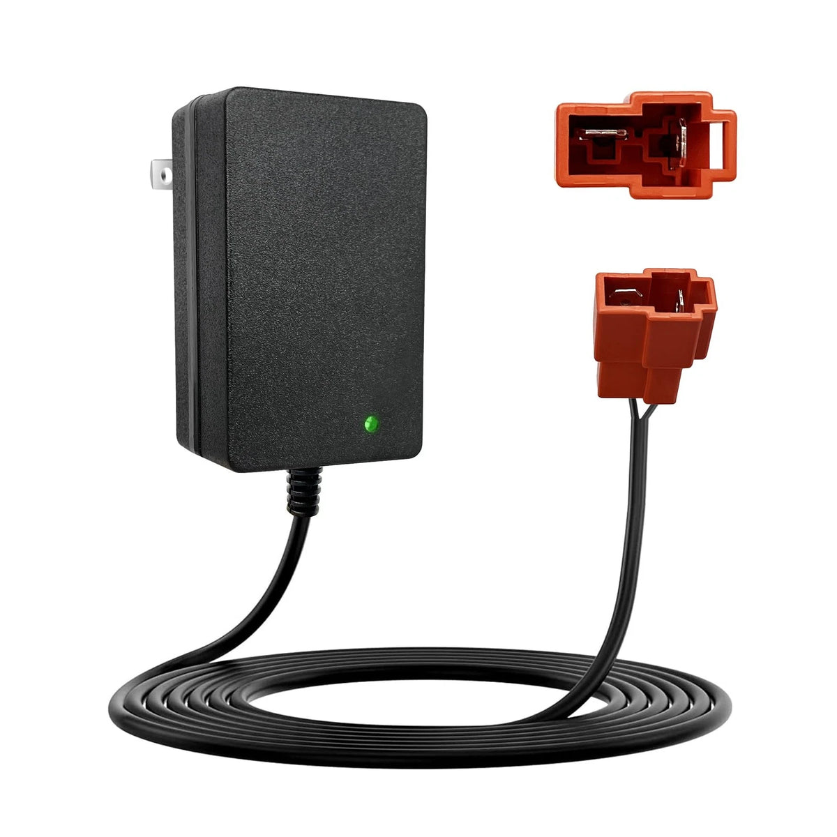 6 Volt Battery Charger for Kids Electric Car, Compatible with Charger, red