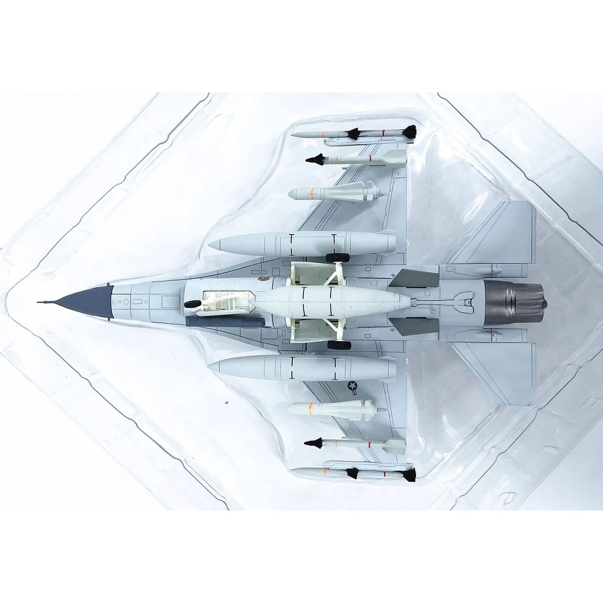 F-16D Falcon Jet Fighter Aircraft Diecast Model 1:72 Scale Alloy 21cm Length