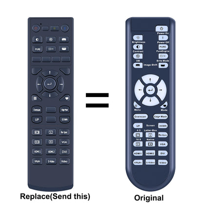 Replacement Remote Control For Optoma Projector TSFP-IR01 HD90 HD91 TH7500