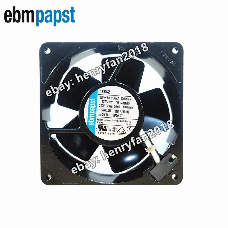 Ebmpapst 4856Z Axial Fan 230V 13/12W 80/70mA 120*120*38MM Cabinet Cooling Fan