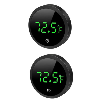 Wireless Digital Thermometer 2pcs LCD Aquarium Fish Tank Temperature Gauge