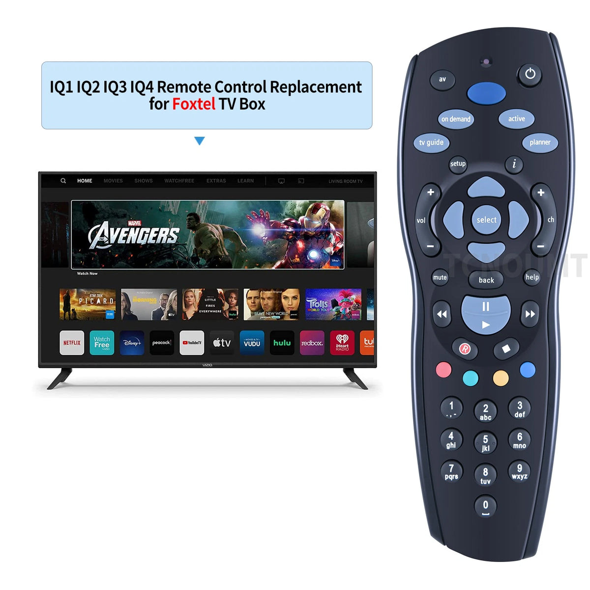 Remote Control For Foxtel TV Box IQ1 IQ2 IQ3 IQ4 HD MyStar PAYTV