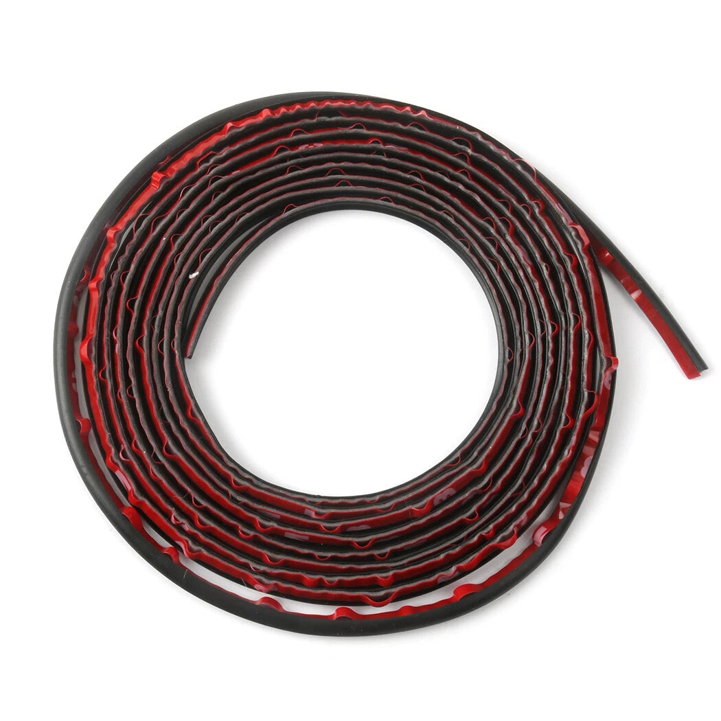 Front/Rear Lip Spoiler Rubber Molding Strip Trim Black Tape 08F03-SHJ-1100D