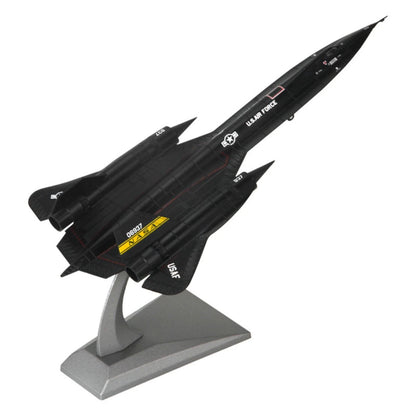 1:144 Alloy SR-71 Reconnaissance Aircraft Model Ornaments Airplane Collection