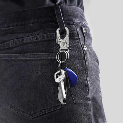 Ahiller Carabiner Clip,1.9'' Alloy Car 1.9" L x 0.9" D, Deep Alloy-1P