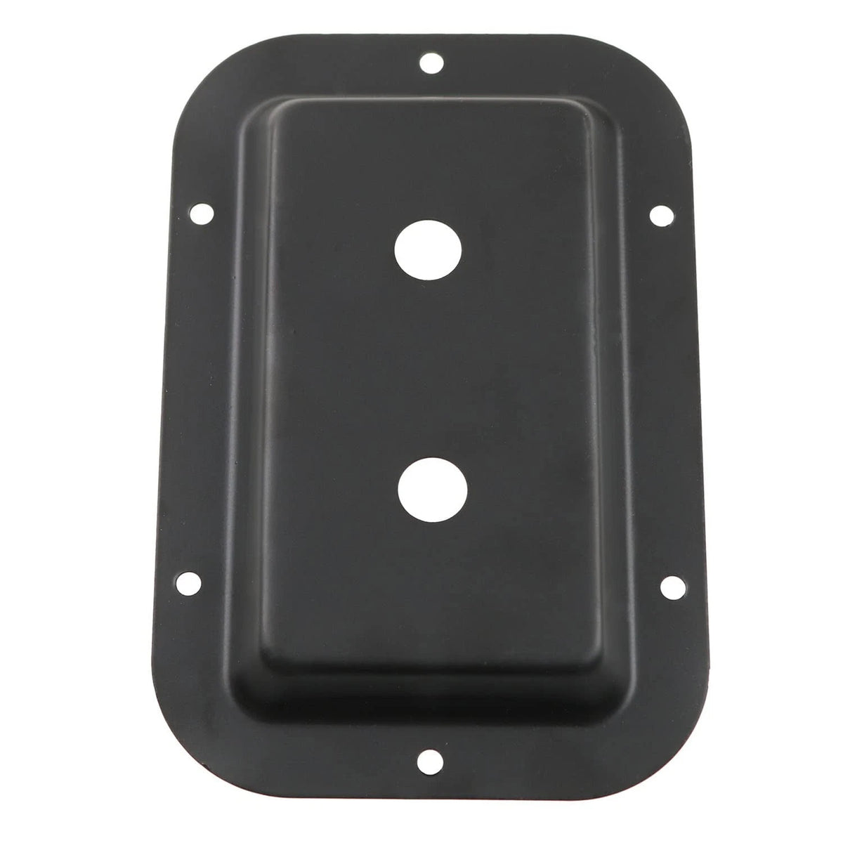 ZZHXSM Black Metal Dual 1/4 Inch Jack Plate with Mounting Screws for Guitar...