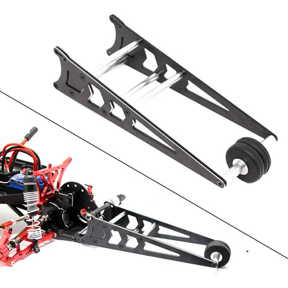 Replacement 1/10 RC Alloy Tail Wheel Head-up Wheelie Bar for Traxxas Slash 2WD