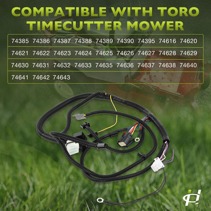 136-9184 Complete Wiring Harness Compatible with Toro TimeCutter Mower and...