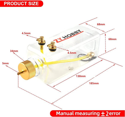 RC Gas Fuel Tank 700ML,ZYHOBBY Bottle for Airplane Model in...