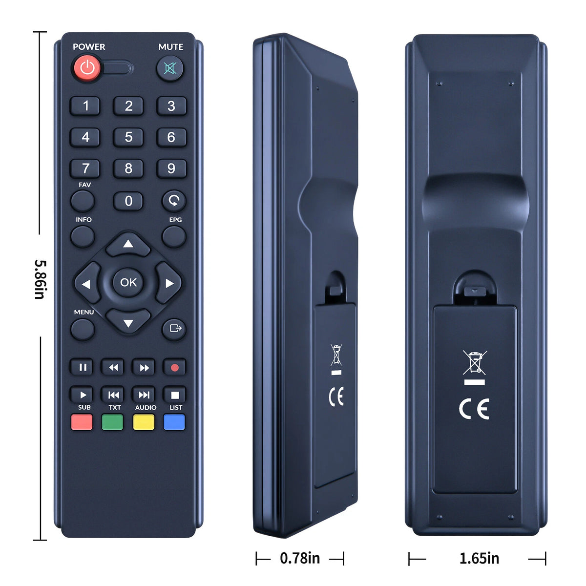 Replacement Remote Control For STRONG SRT 3030 DVB-C