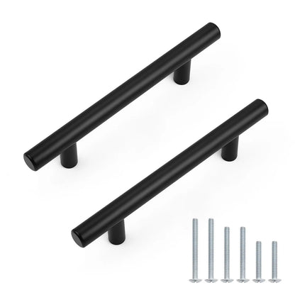 Probrico 30 Pack Hole Centers Center to Center: 3-3/4 inch, Matte Black
