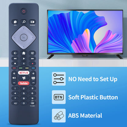 Replacement Remote Control For Philips TV BRC0884306/01 398GR10BEPHN0037BC