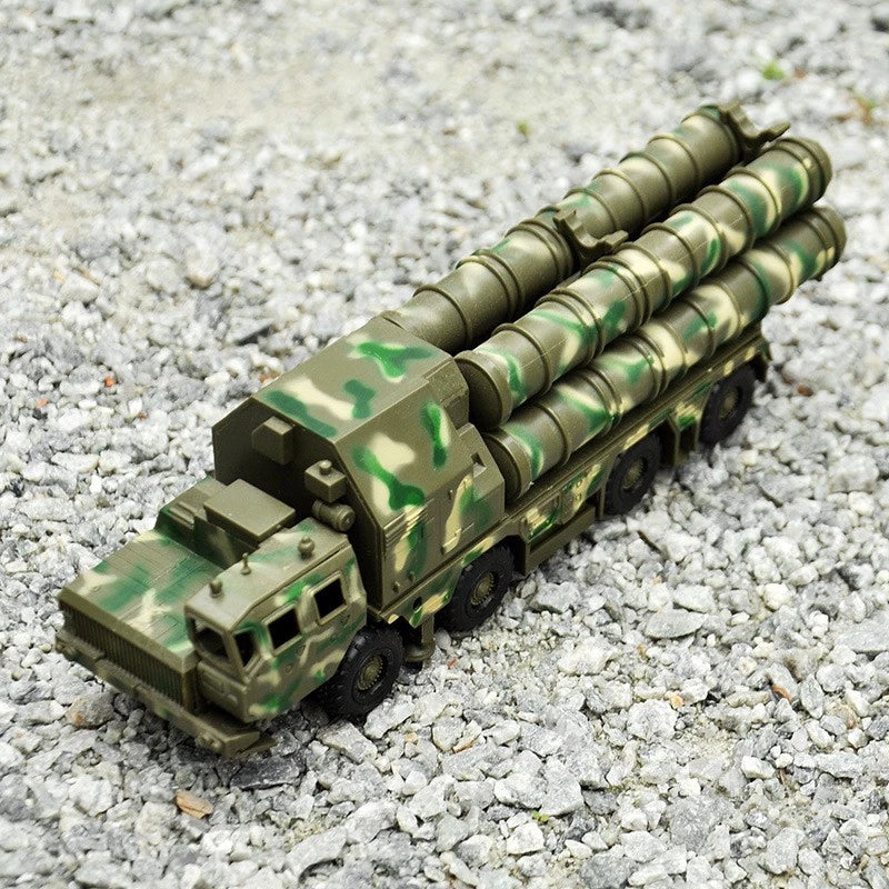 Russian S-300 Missile Launcher Vehicle 4D Unassembled Military Scene DIY 1/72