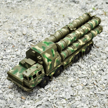 Russian S-300 Missile Launcher Vehicle 4D Unassembled Military Scene DIY 1/72