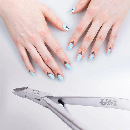 UM Supplies Cuticle Trimmer | Hangnail Remover | Extremely Jaw 12, Silver