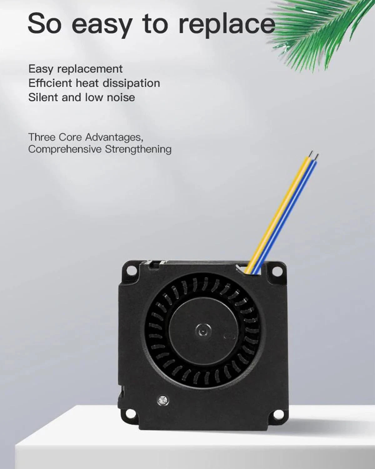 Creality Official 4010 Extruder Hot End Turbo Fan - 40x40x10MM 24V DC...
