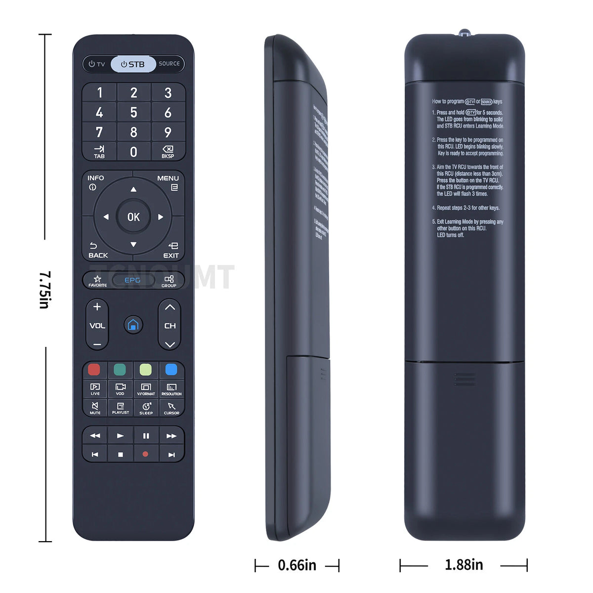 For Dreamlink Dlite,T1+,T2,T2 Prime,T3 & Formuler Nano,ZX,Z7+,Z8 Remote Control