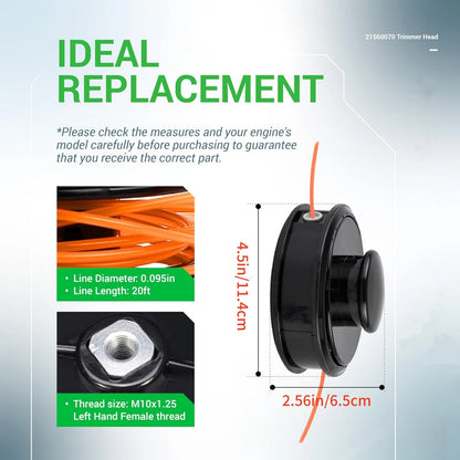 101062952 String Trimmer Head Fit For Echo SRM Series Straight Shaft Units