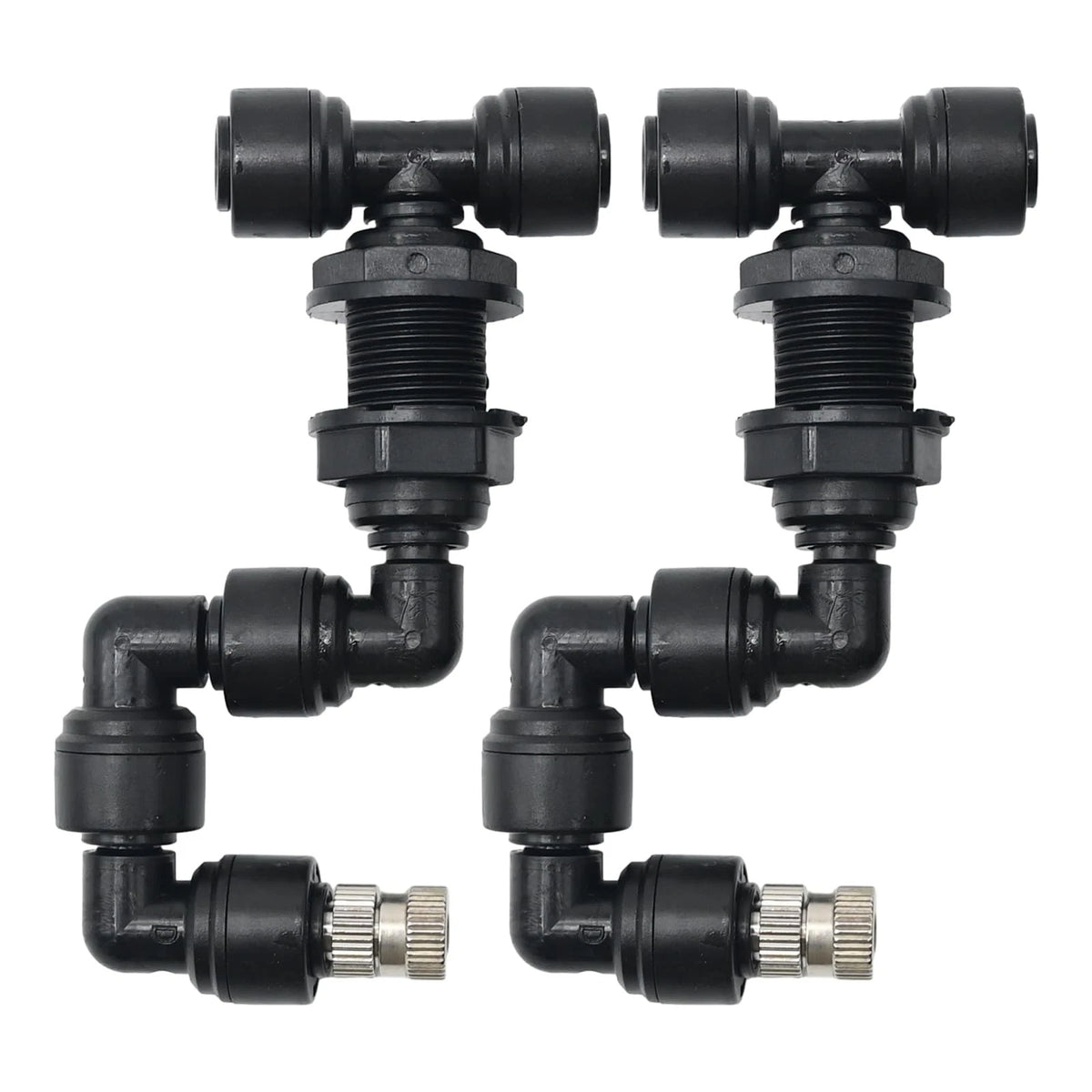 Reptile Misting Spray Nozzle for Rainforest Tank Pet Cooling Adjustable 2Pack