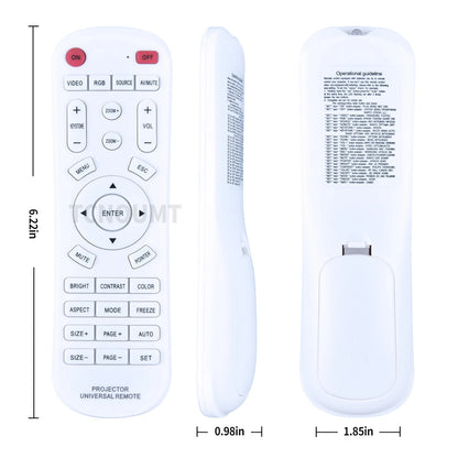 Universal Projector Remote Control For PANASONIC EPSON TOSHIBA VIEWSONIC
