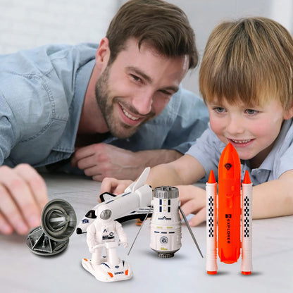 Wbzle Space Exploration Shuttle Toys, Explorer Toy Kit, Black Or Gray