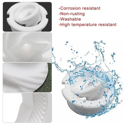 ROLMZJX Pepper Mill Replacement Parts,Salt And 29*29*11mm, White