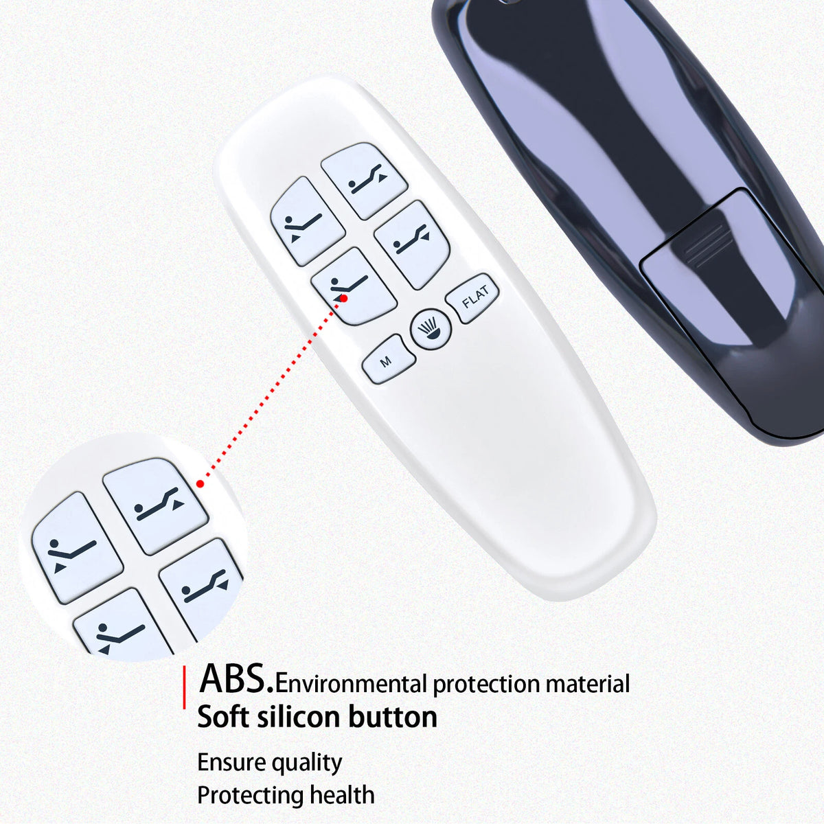 Remote Control for Mattress Firm 300 Series Richmat 7 Button