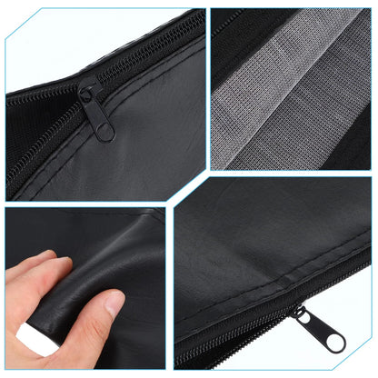 XLIUAX 2 Pack Microphone Bags, Black Case for 11.8 × 4.72,