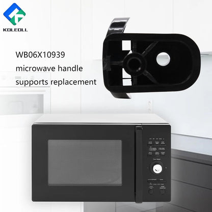 2 Pack WB06X10939 Microwave Handle Support Replace 3025051 AP5790054 Black