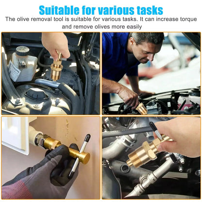 Brass Pipe Olive Fitting Thread Remover Ferrule Sleeve Puller Tool Brass