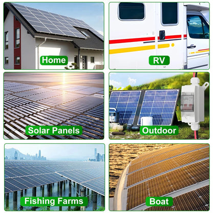 CNLonQcom Solar Panel Disconnect Switch 32 Amp 500V DC500V 32A with connector