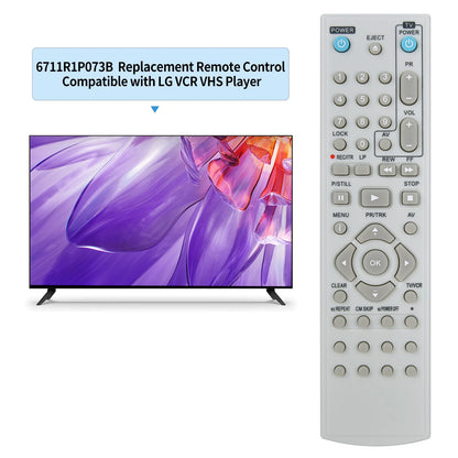 6711R1P073B Replacement Remote Control For ‎LG VCR VHS Player