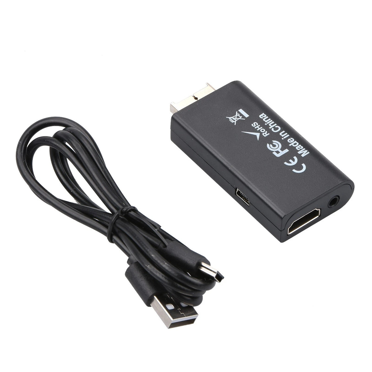 For Playstation 2 PS2 To HDMI-Compatible Adaptor HD RCA AV Audio Video Connecter