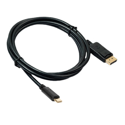 1.8m/6ft 4K 60Hz USB C Type to DisplayPort Adapter PC/TV DP Connecter Cable P&P