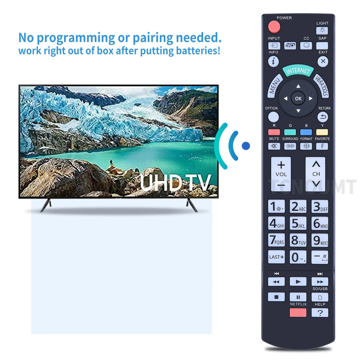 N2QAYB000777 Remote Control For Panasonic TV TCP50ST50X TCP60ST50X